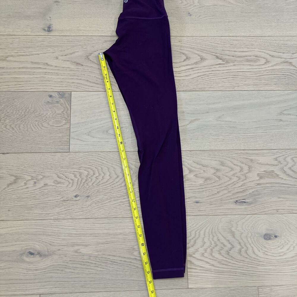 LULULEMON heathered tender violet purple Wunder Under pant hi-rise leggings 4 - Picture 11 of 12